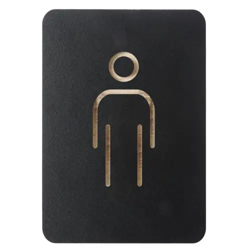 Pictogram 'Dames WC', zwart - Europel