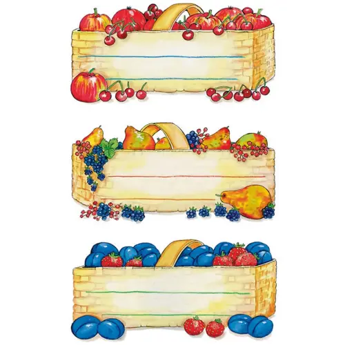 Keukenetiket Diverse bessen, 76 x 35 mm - Herma 
