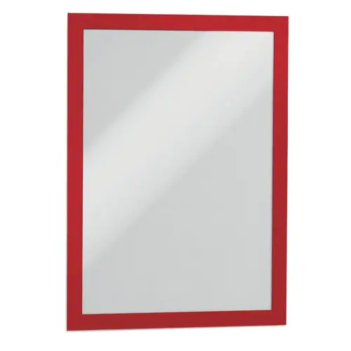 Magnetisch DURAFRAME displayframe, A4, rood - Durable