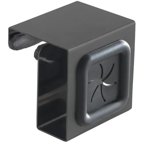 Handdoekhouder, om op te hangen, vierkant, zilver/grijs - Metaltex 