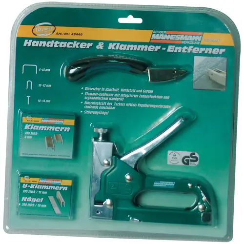 Handmatige nietmachine, van staal - Brüder Mannesmann