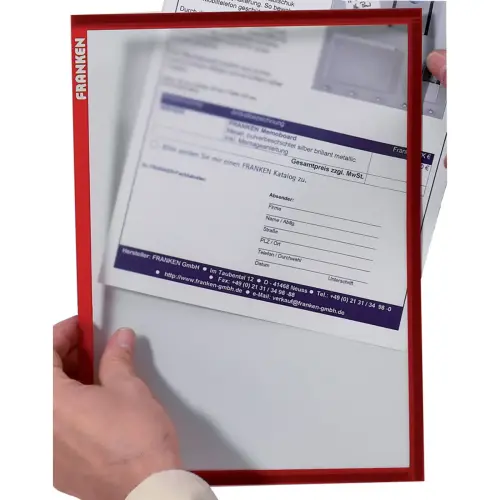 Magnetische hoes FRAME IT X-tra!Line, A4, groen - Franken 