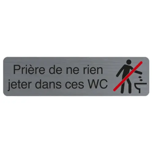 Signalisatiebord &laquo; Dames/Heren Toiletten &raquo; - Exacompta 