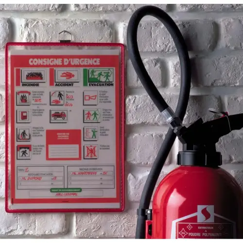 Zak met handvat - A4-formaat - verticaal - groen - Djois 