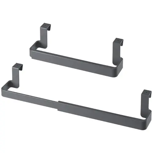 Flex-Bar handdoekhouder, uitschuifbaar, grijs - Metaltex