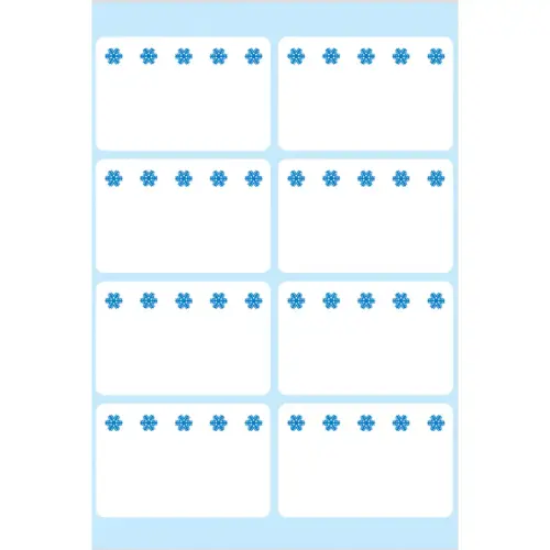 Labels voor diepvries, 26 x 40 mm, fluorescerend blauw - Herma