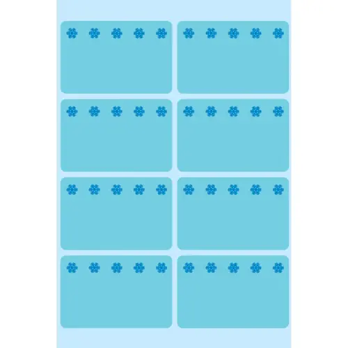 Labels voor diepvries, 26 x 40 mm, fluorescerend blauw - Herma