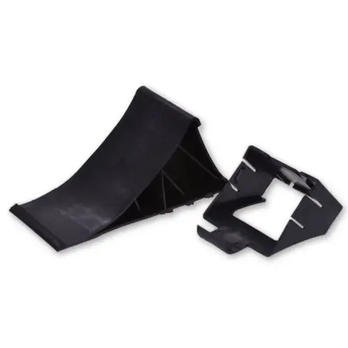 Wielblok met houder, zwart - Iwh