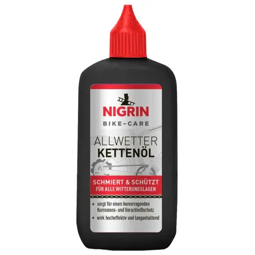 Bike-Care kettingolie voor alle seizoenen, 100 ml - Nigrin
