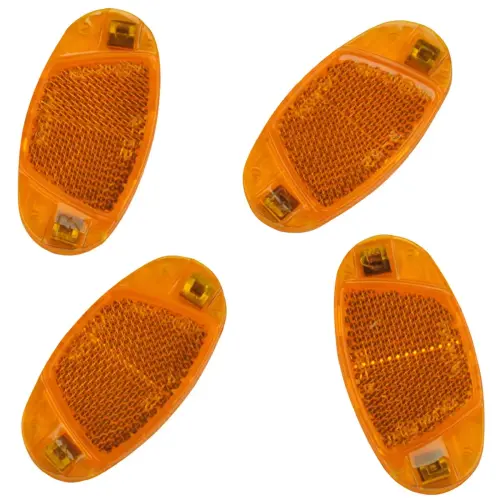 Reflectorkit voor fietsspatborden, oranje - Fischer