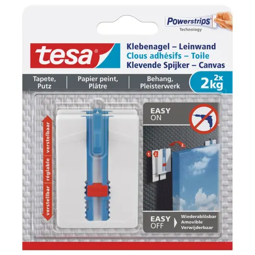 Zelfklevende spijker, voor behang en pleister - Tesa