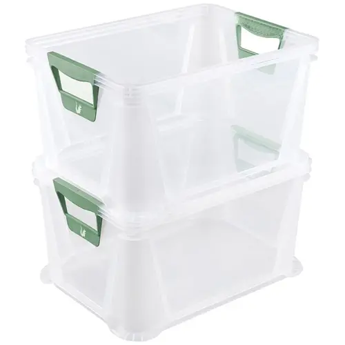 Opbergdoos 'luis', 45 L, transparant - Keeeper 