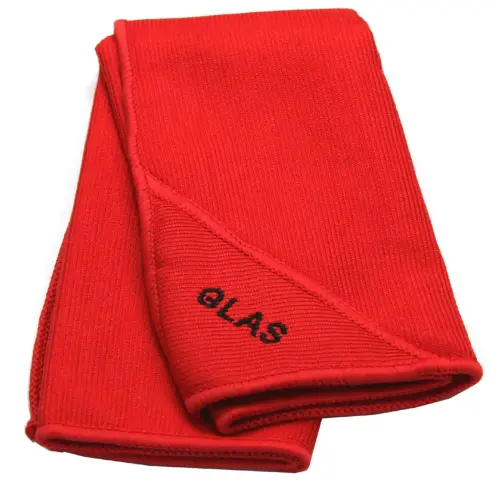 Microvezeldoek - voor spiegels - Rood - IWH 