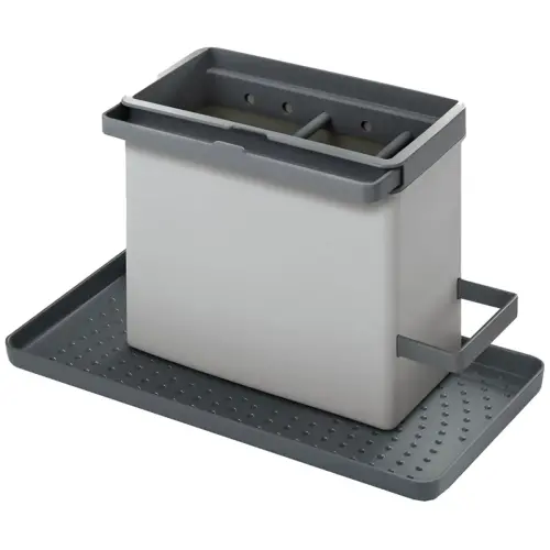 Opbergruimte voor gootsteen Tidytex, kunststof, grijs - Metaltex