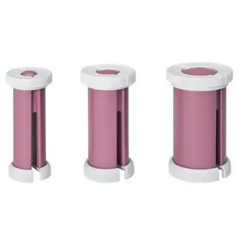Set krulspelden PC-LW 3028, wit/bordeaux - Profi Care