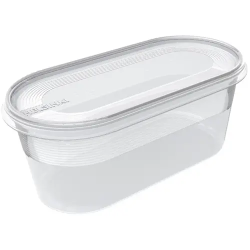 Helsinki vriesdoos, 0,4 liter, ovaal - Plast Team