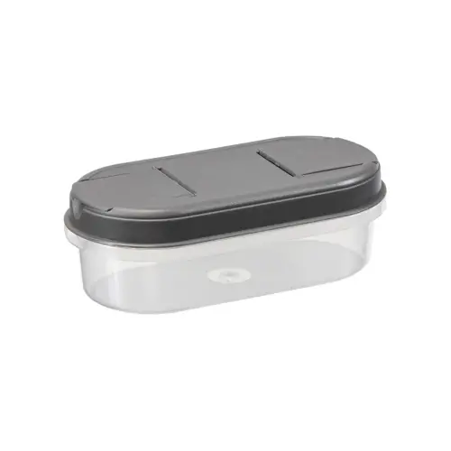 Bewaarbox Margerit, 1,2 liter, grijs - Plast Team