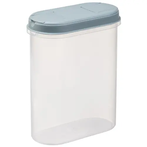 Bewaarbox Margerit, 1,2 liter, grijs - Plast Team