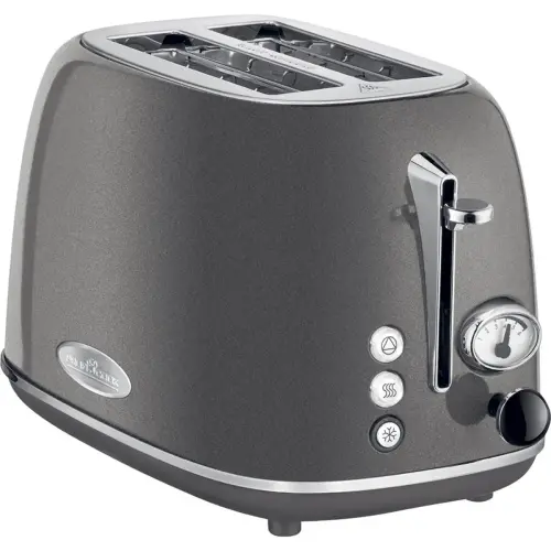 Broodrooster voor 2 sneetjes PC-TA 1193, antraciet - Profi Cook