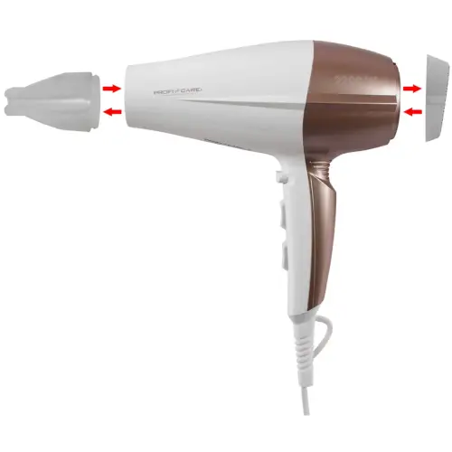 Föhn PC-HT 3010, wit/champagne - Profi Care