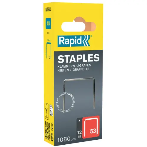 Dunne draad nietjes n53, 6 mm, klein pakje - Rapid Tools