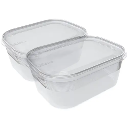 Set van 2 vriesdozen Helsinki, 0,7 L - Plast Team