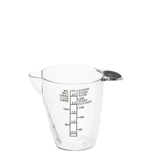 Maatkan, 1 liter, transparant - Plast Team 