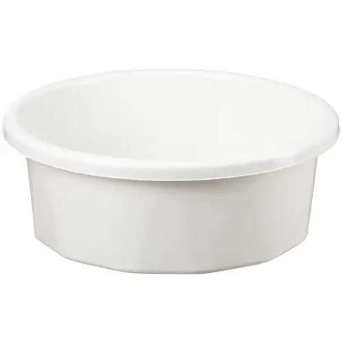 Bassine 'DIAMANT', 8 liter, wit - Plast Team