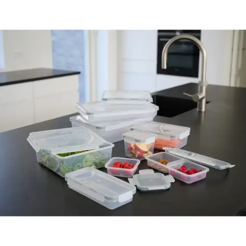 Bewaarbox Amsterdam, 2x 1,19 liter - Plast Team