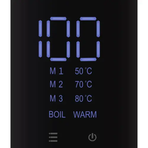 Waterkoker PC-WKS 1243, 1,7 liter, zwart - Profi Cook 