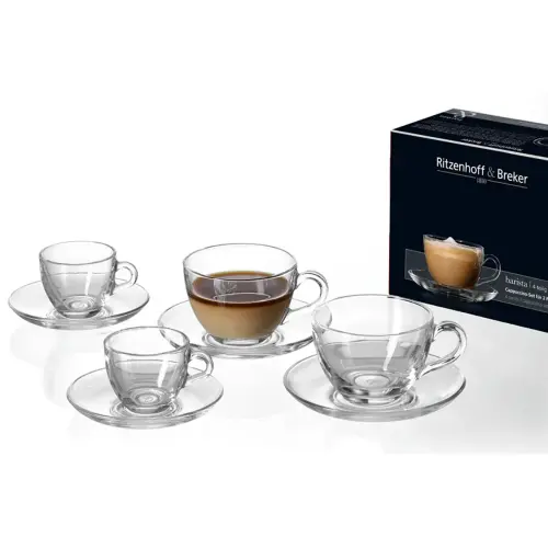 Espressoset BARISTA, 4-delig - Ritzenhoff & Breker