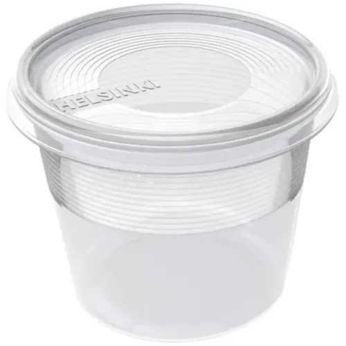 Helsinki vriesdoos, 0,3 liter, rond - Plast Team