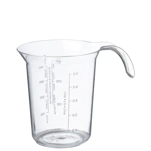 Meetkan 'Palermo', 1 liter, transparant - Plast Team