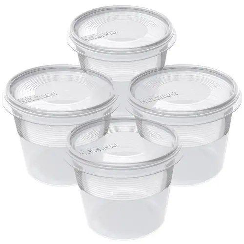 Set van 4 diepvriesdozen Helsinki, 0,3 L - Plast Team 