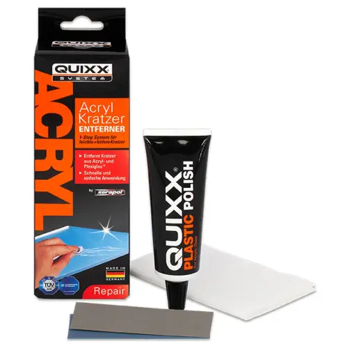 Krasverwijderaar, voor acrylglas, 4 stuks - Quixx