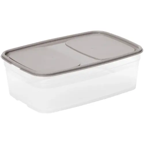 Bewaarbox, 1 L, grijs / transparant - Smartstore