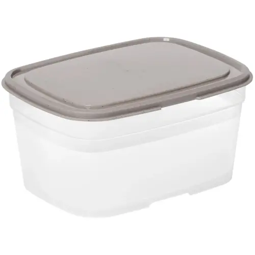 Bewaarbox, 0,5 L, grijs / transparant - Smartstore