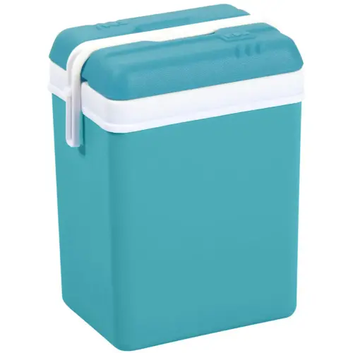 Koelbox, kunststof, 15 liter, grijs / laguneblauw - Eda Fontaine