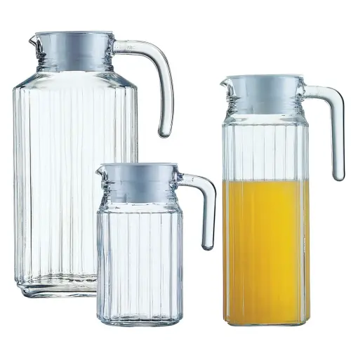 Glazen karaf 'Quadro', 1,7 L - Esmeyer