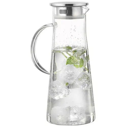 Glazen karaf FARO, met handvat, 1,7 liter - Esmeyer