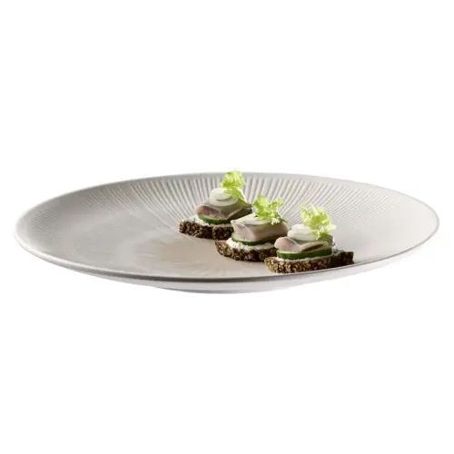 Plat bord BLUSH, diameter 210 mm, beige - APS