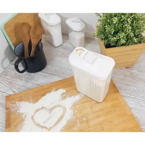 Gietkan 'Paola', 0,5 L, wit / transparant - Keeeper