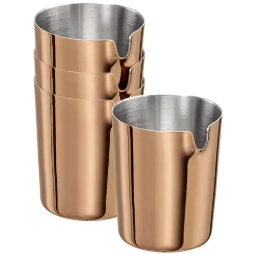 4 Potjes met schenktuit ALLURE, 30 ml, koper - APS