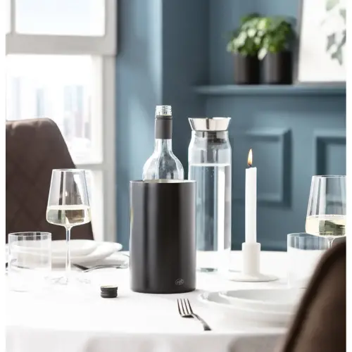 Flessenkoeler VINO, roestvrij staal - Champagne - Alfi 