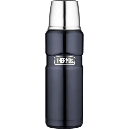 Isolatiefles STAINLESS KING, 0,47 liter, blauw - Thermos