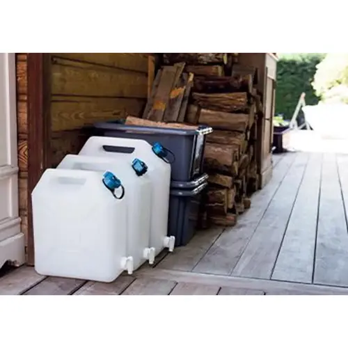 Extra sterke voedseljerrycan, 20 liter, wit - Eda Fontaine 
