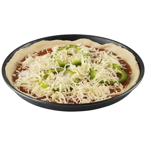 Pizzaplaat, diameter 400 mm, zwart - APS