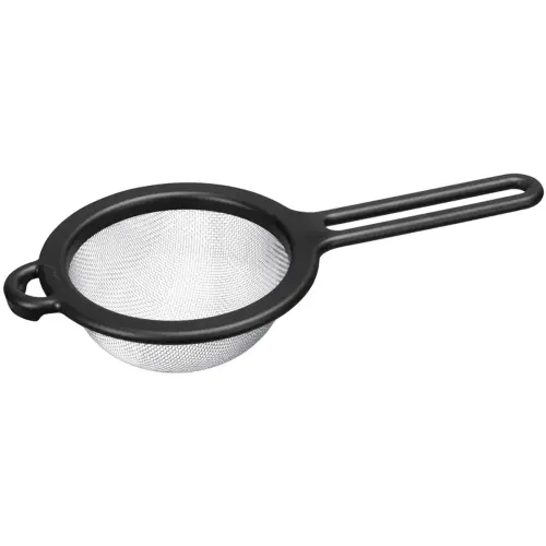 Fijne keukenzeef, diameter 80 mm, zwart - Gastromax