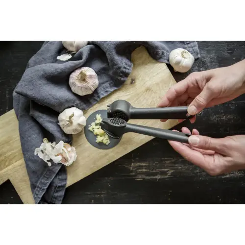Knoflookpers, zwart - Gastromax