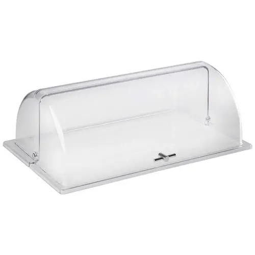 Cloche Rolltop containers en trays, transparant - APS